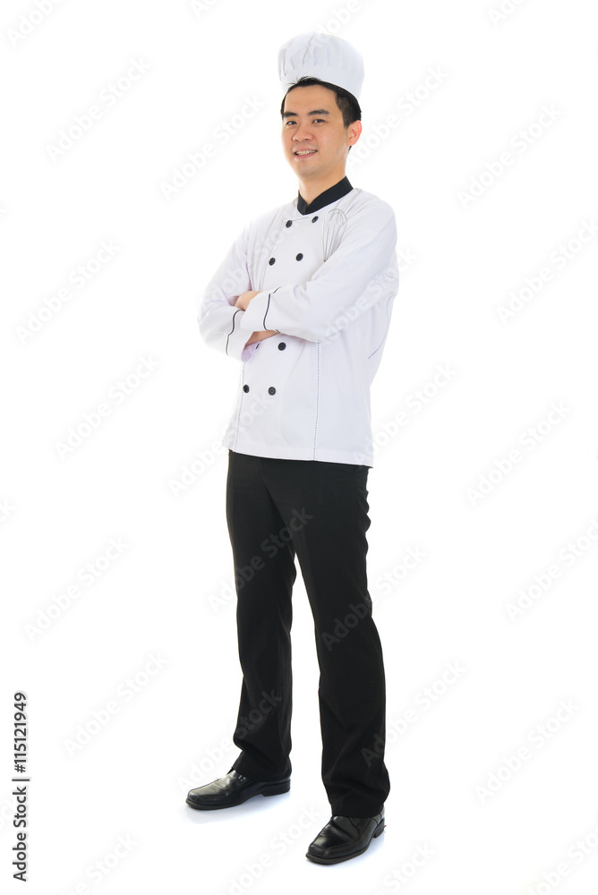 asian male chef full body asian male chef full body