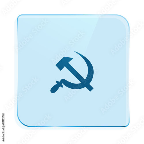 Hammer and sickle vector illustration