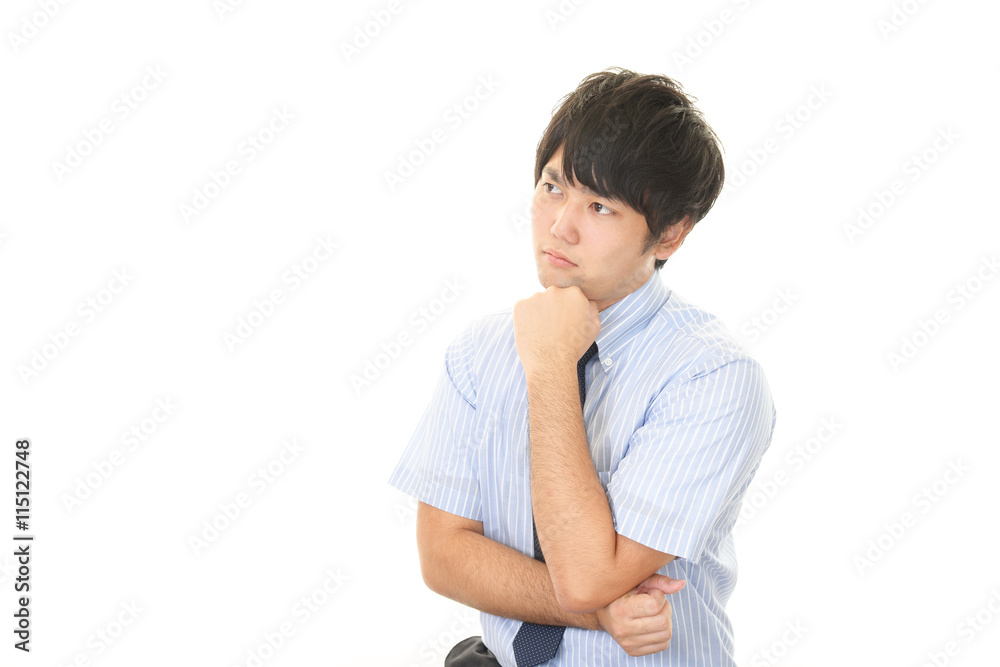 悩む男性 悩む男性