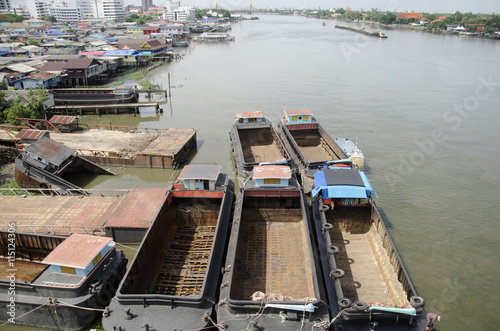 ugboat cargo ship shipwreck at dock stop for repair