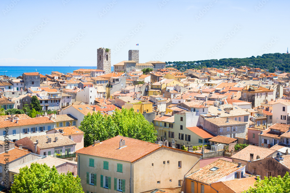 The old city of Antibes, French Riviera