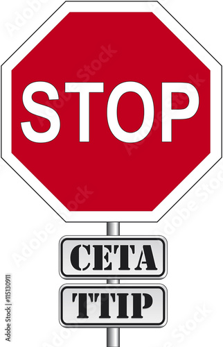 Stoppschild CETA TTIP