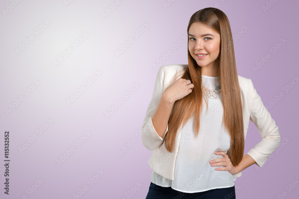 Caucasian businesswoman portrait Caucasian businesswoman portrait