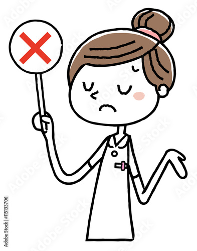 Wallpaper Mural 看護師の女性：　回答　不正解
 Torontodigital.ca