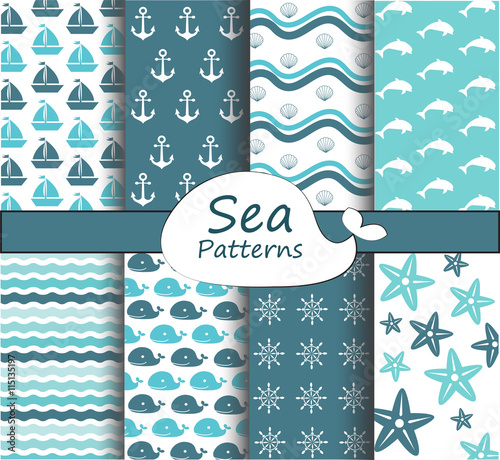 Sea patterns collection