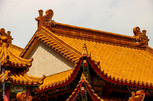 Chinese Temple Roof Tiling © bigal04uk