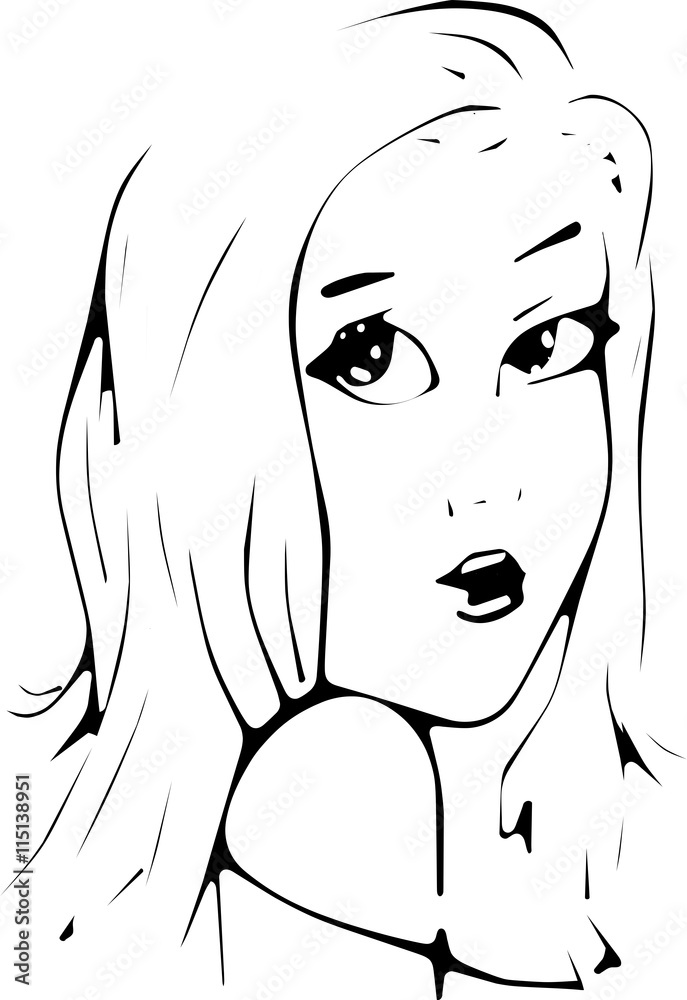 Portret van vrouw