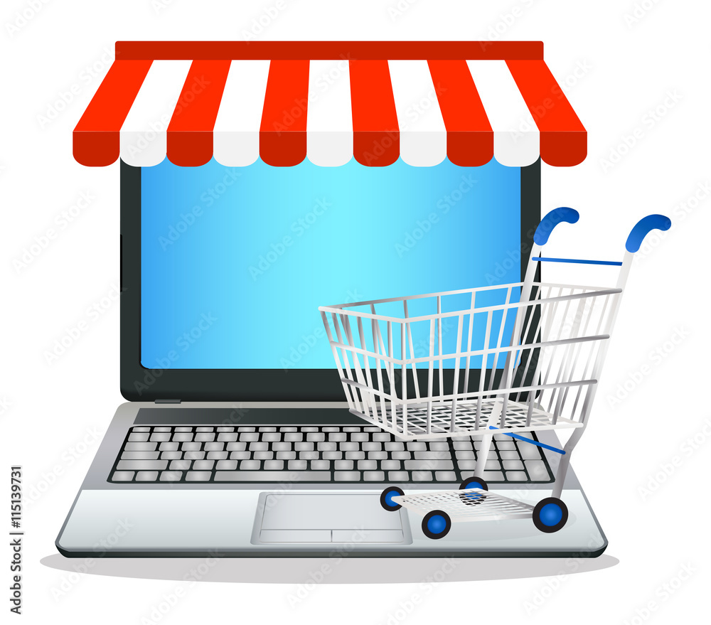 laptop with online marketing store laptop with online marketing store