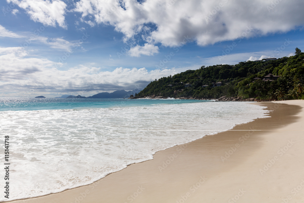 Seychelles, île Mahé, plage de Petite Anse