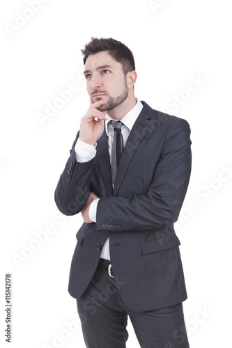 Businessman thinking