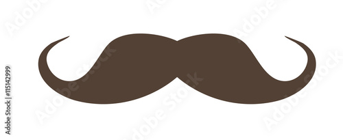 Mustache Moustache freigestellt Vektor