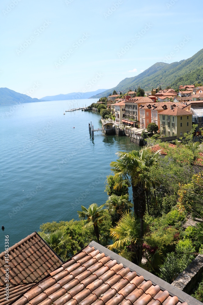 Lake Maggiore and Cannero Riviera, Piedmont Italy 