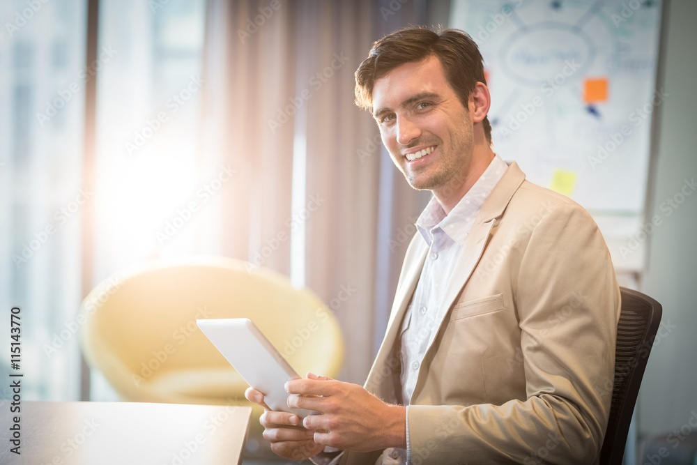 Businessman using digital tablet Businessman using digital tablet