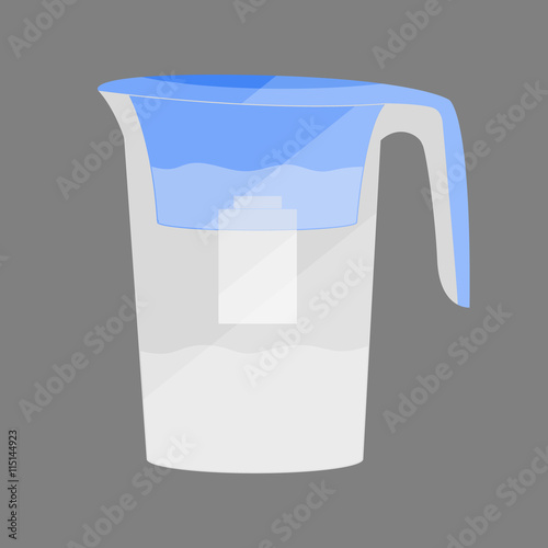 Water jug with a filter