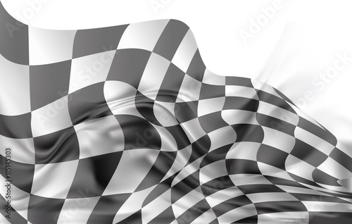 race flag  background vector illustration