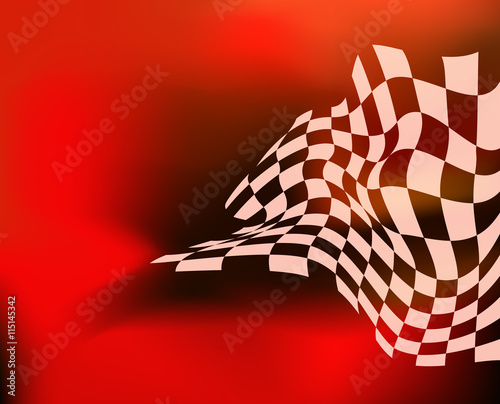 race flag background vector illustration