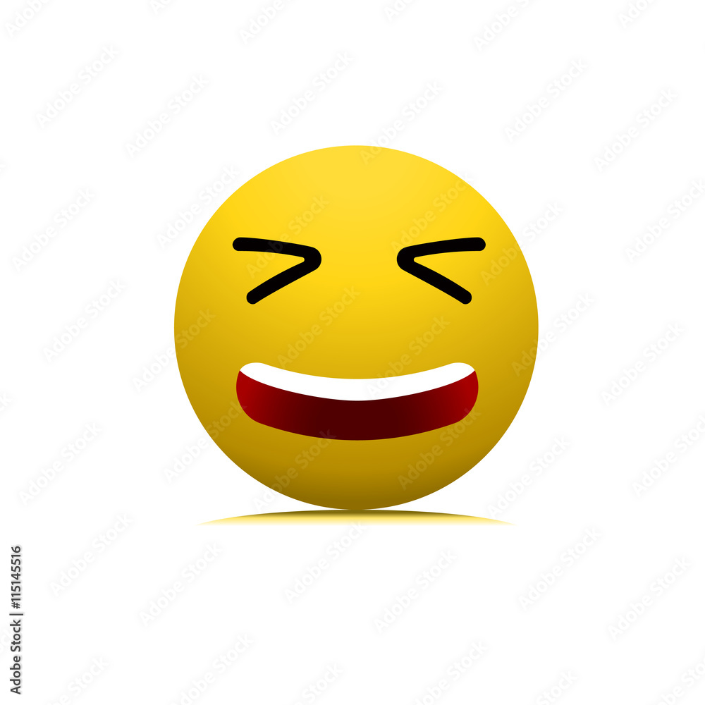 smile, laughing face vector isolated symbol sign icon emoticon