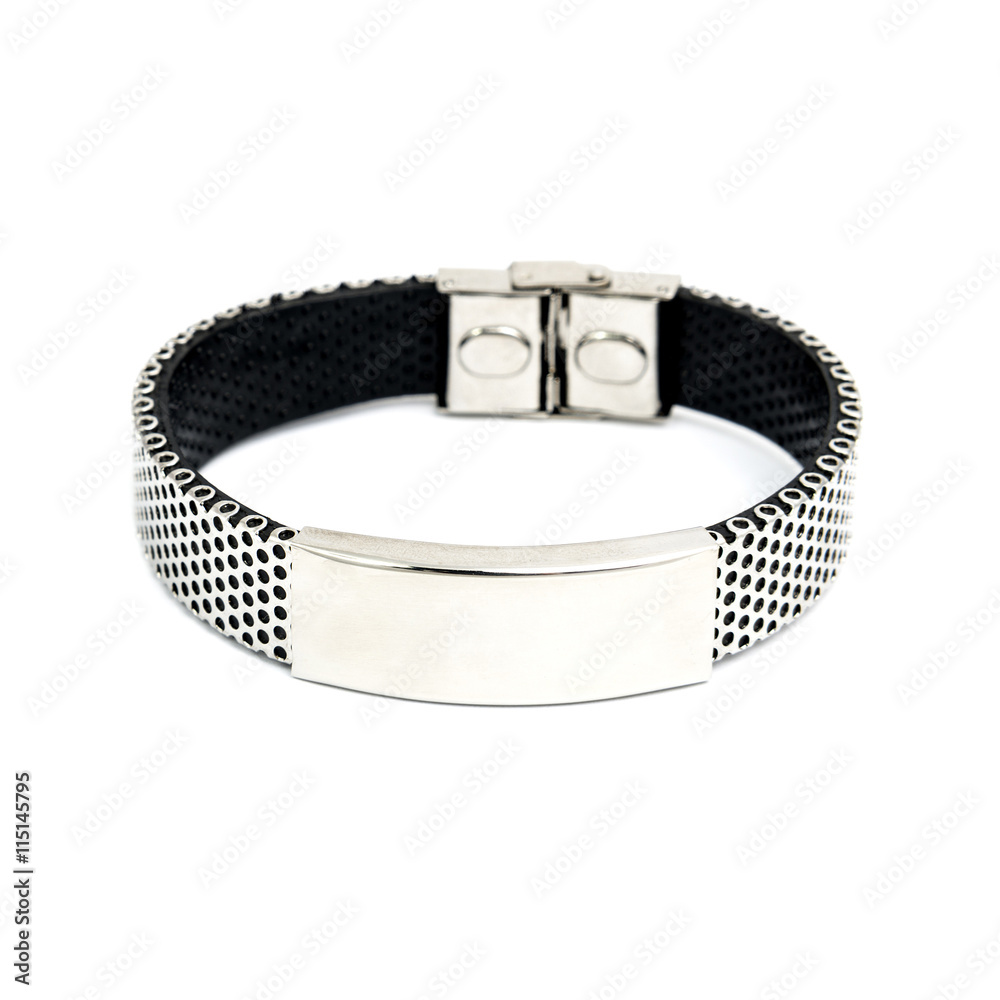 Fashion bracelet isolated on white Fashion bracelet isolated on white