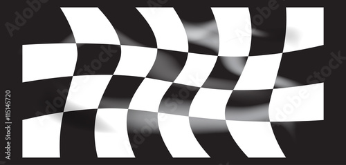 race flag background vector illustration