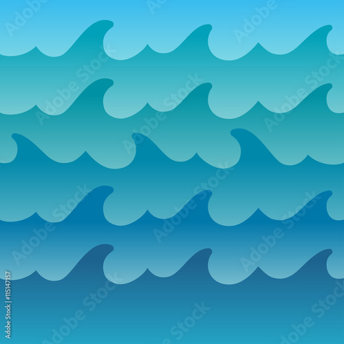 Seamless waves sea
