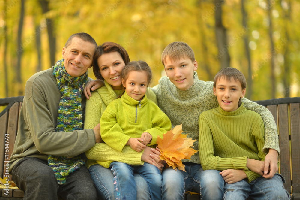 Happy smiling family Happy smiling family