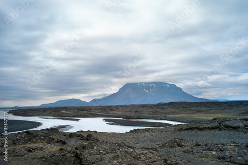 Landscape near caldera Askja, Iceland