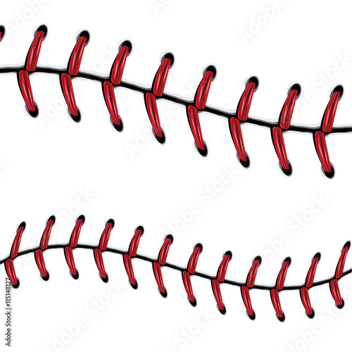 Baseball Lace Background