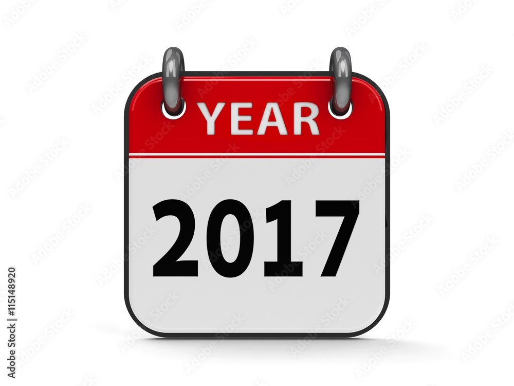Icon calendar 2017 year #2