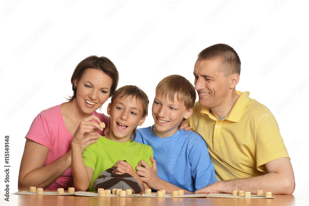 Cute family playing Cute family playing