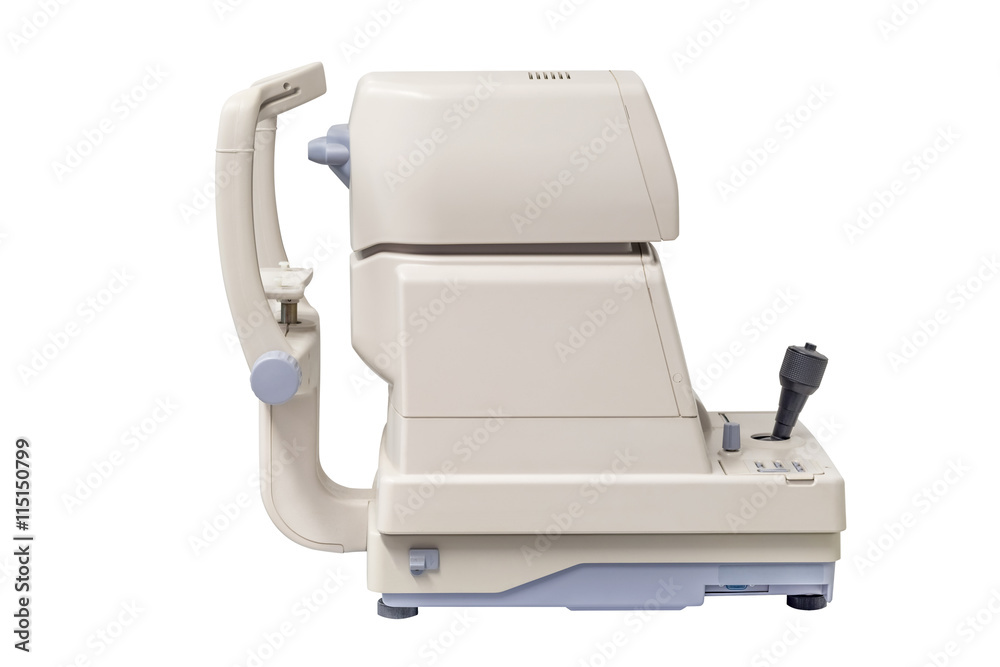 apparatus for measurement of vision isolated on white background apparatus for measurement of vision isolated on white background