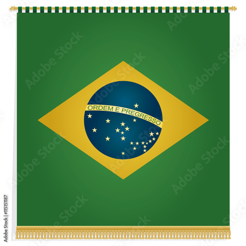 brazil flag banner
