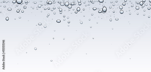 Banner with bubbles.