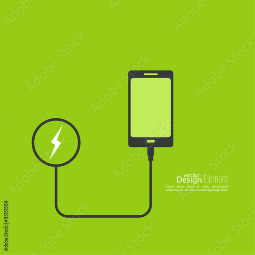 Abstract background with charge