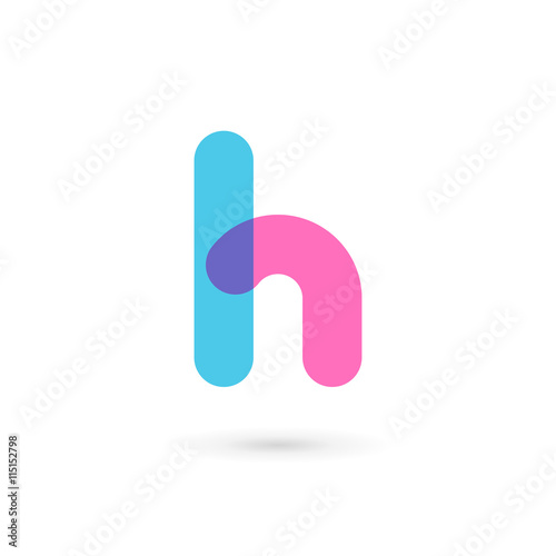 Letter H logo icon design template elements