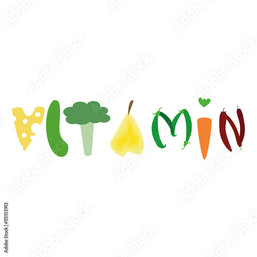 vitamin illustration