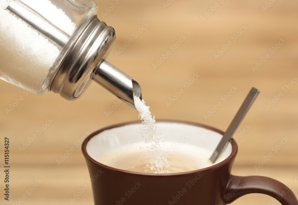 Foto Coffee with sugar