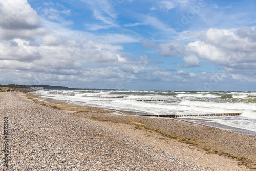 sommersturm an der ostsee photo