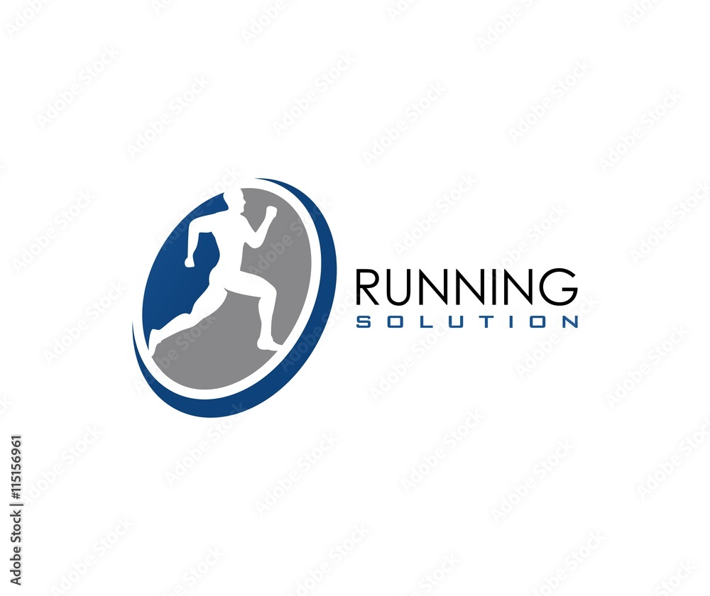 Running man logo Running man logo