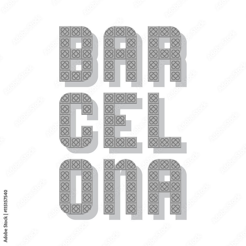 Barcelona tile design.
