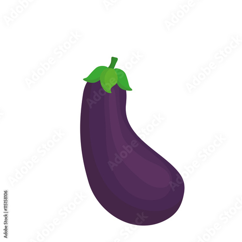 Fresh vegetable isolated icon design, healty food concept vector illustration.
