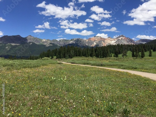 San Juan Mountains in Colorado