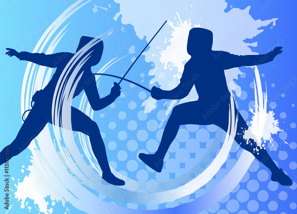 Fechten - 42 Stock Vector | Adobe Stock