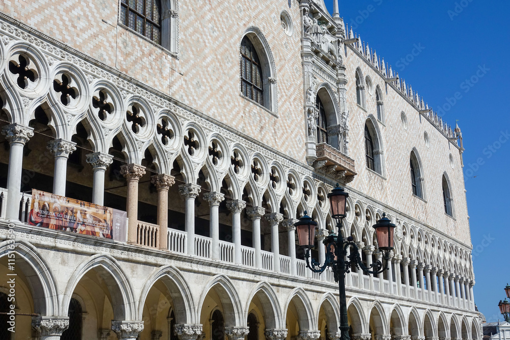 Famous Doge s Palace in Venice - Palazzo Ducale