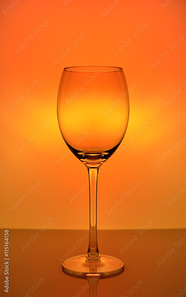 Empty Wine Glass Goblet