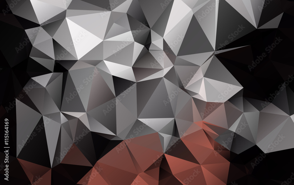 Fototapeta premium Vector Abstract geometric background. Template brochure design