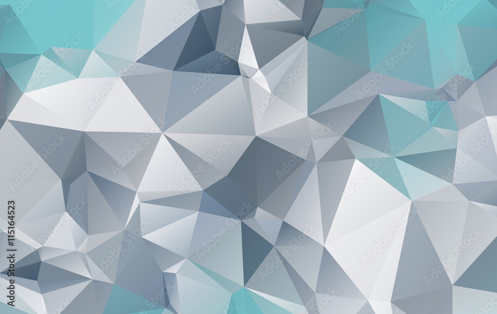 Fototapeta premium Vector Abstract geometric shape polygonal style