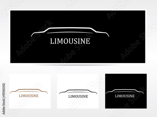 Obraz na plátně limousine logo