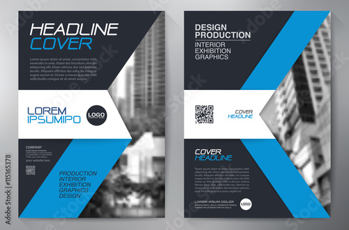 Business brochure flyer design a4 template.