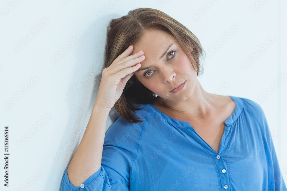 Portrait of sad woman Portrait of sad woman