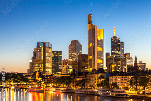 Germany Frankfurt skyline